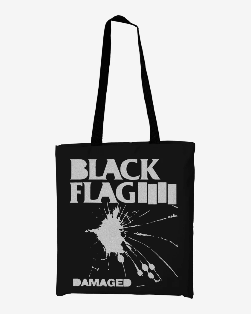 Totebag Black Flag Damaged