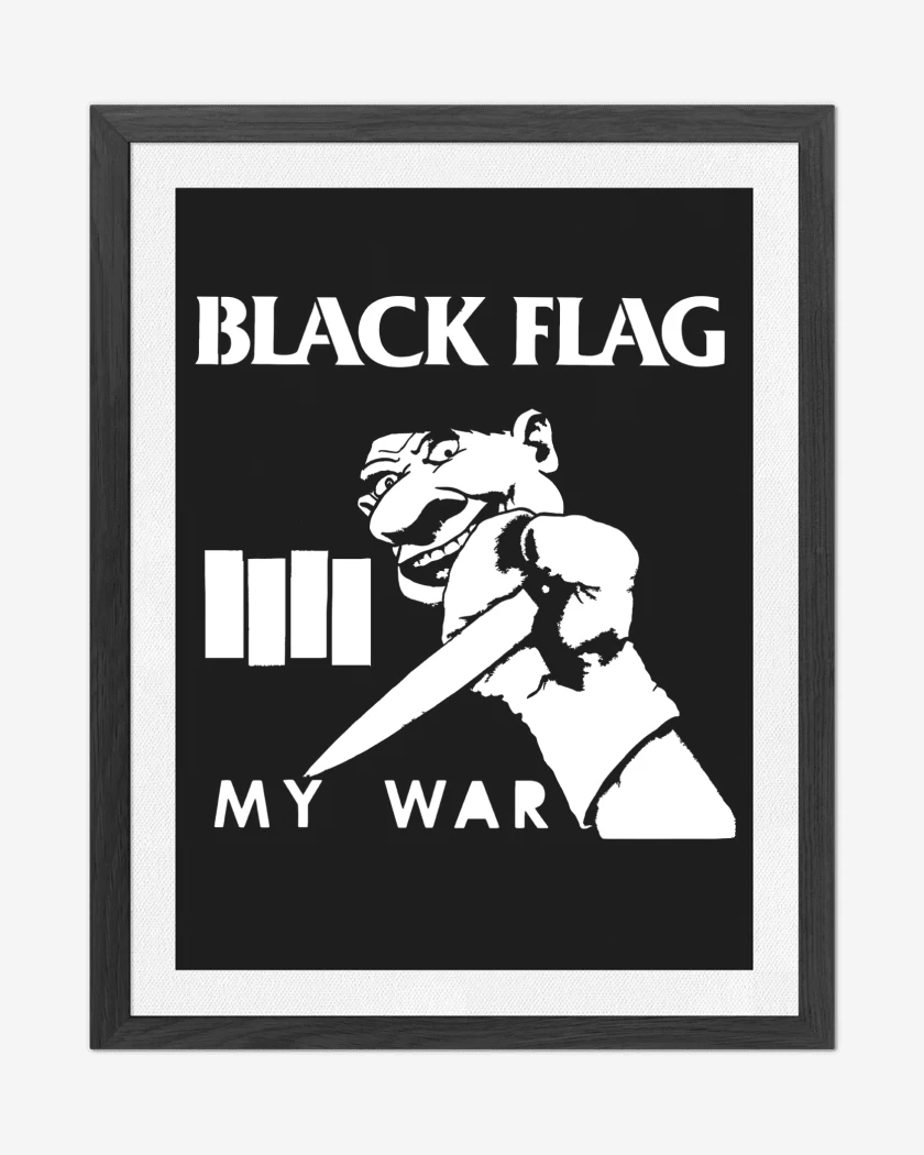 Cuadro decorativo Negro de Black Flag War