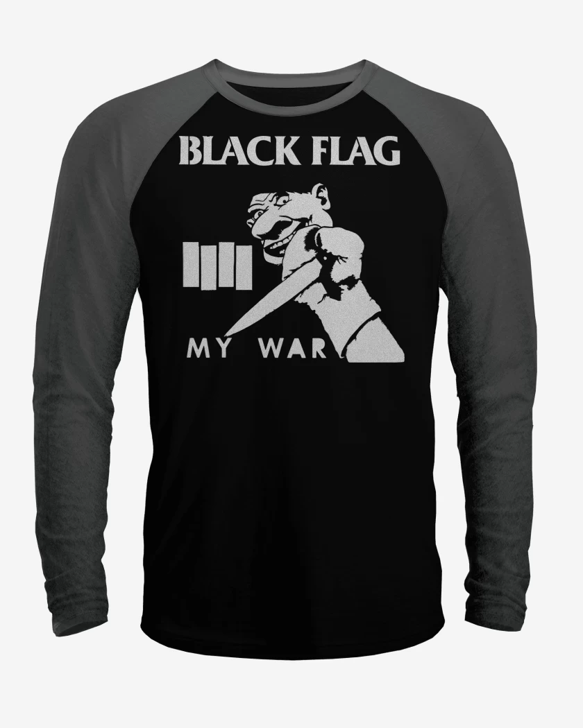 Polera Raglan Black Flag War