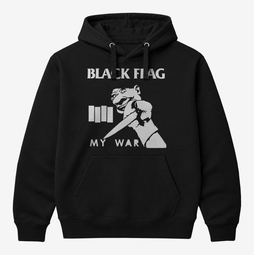 Polerón Canguro Negro de Black Flag War
