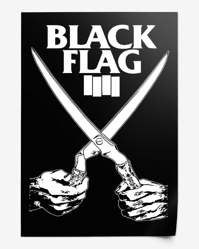 Print Black Flag Everything went Black