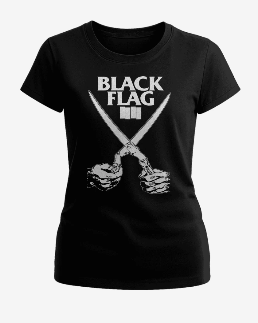 Polera de Mujer Negro de Black Flag Everything went Black