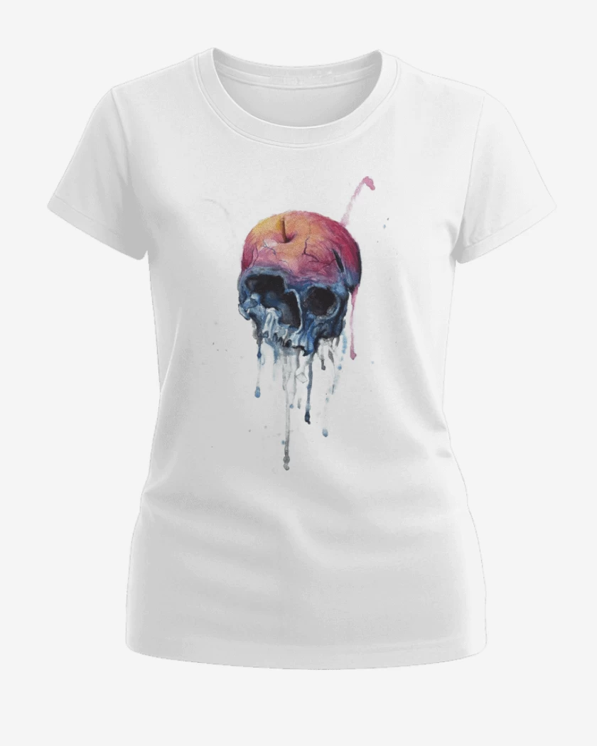 Polera de Mujer Blanco de Water color full