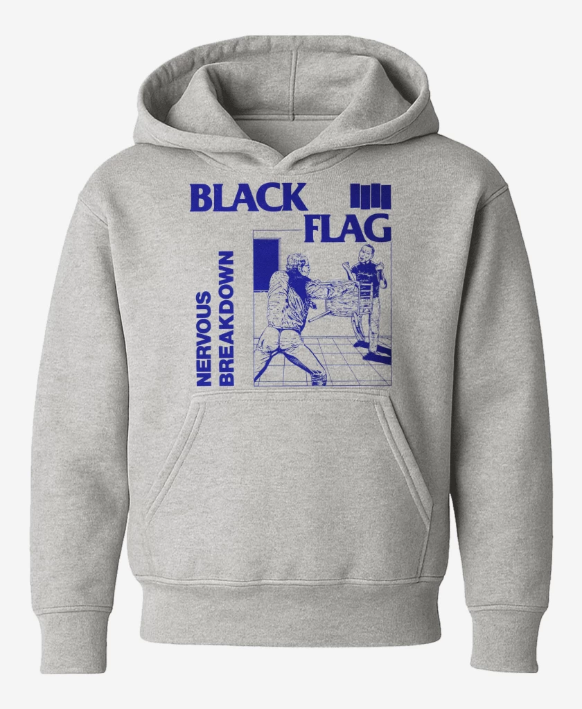 Poleron de niño Black Flag Nervous Breakdown