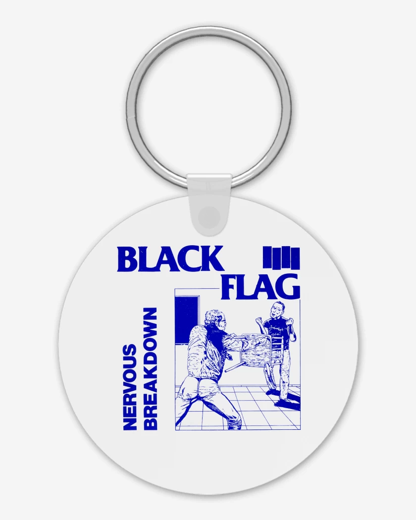 Llavero Black Flag Nervous Breakdown