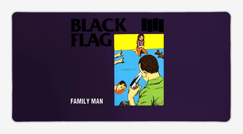 Mouse pad Gamer Black Flag Family Man