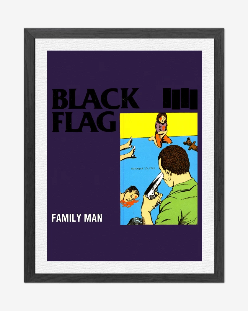 Cuadro decorativo Morado de Black Flag Family Man
