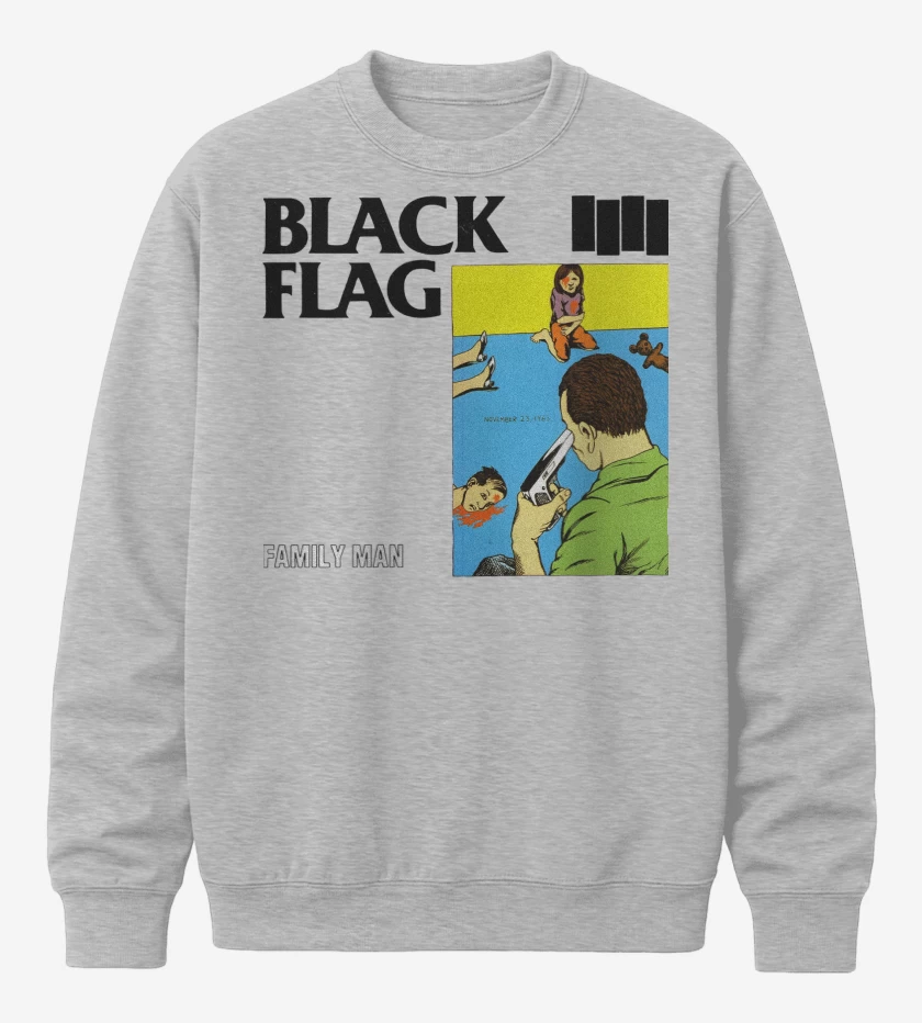 Poleron polo Black Flag Family Man