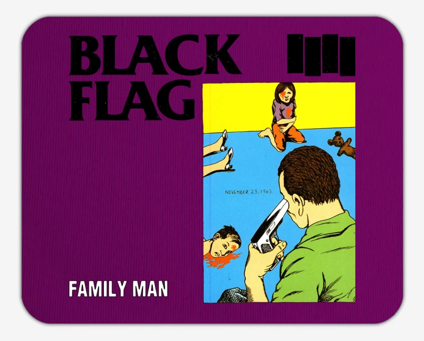 Mousepad Black Flag Family Man