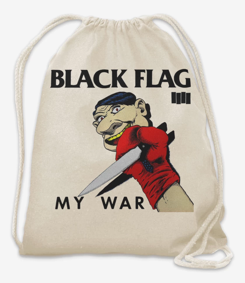 Mochila Blanco de Black Flag My War