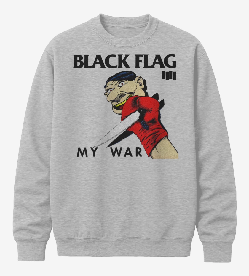 Poleron polo Black Flag My War