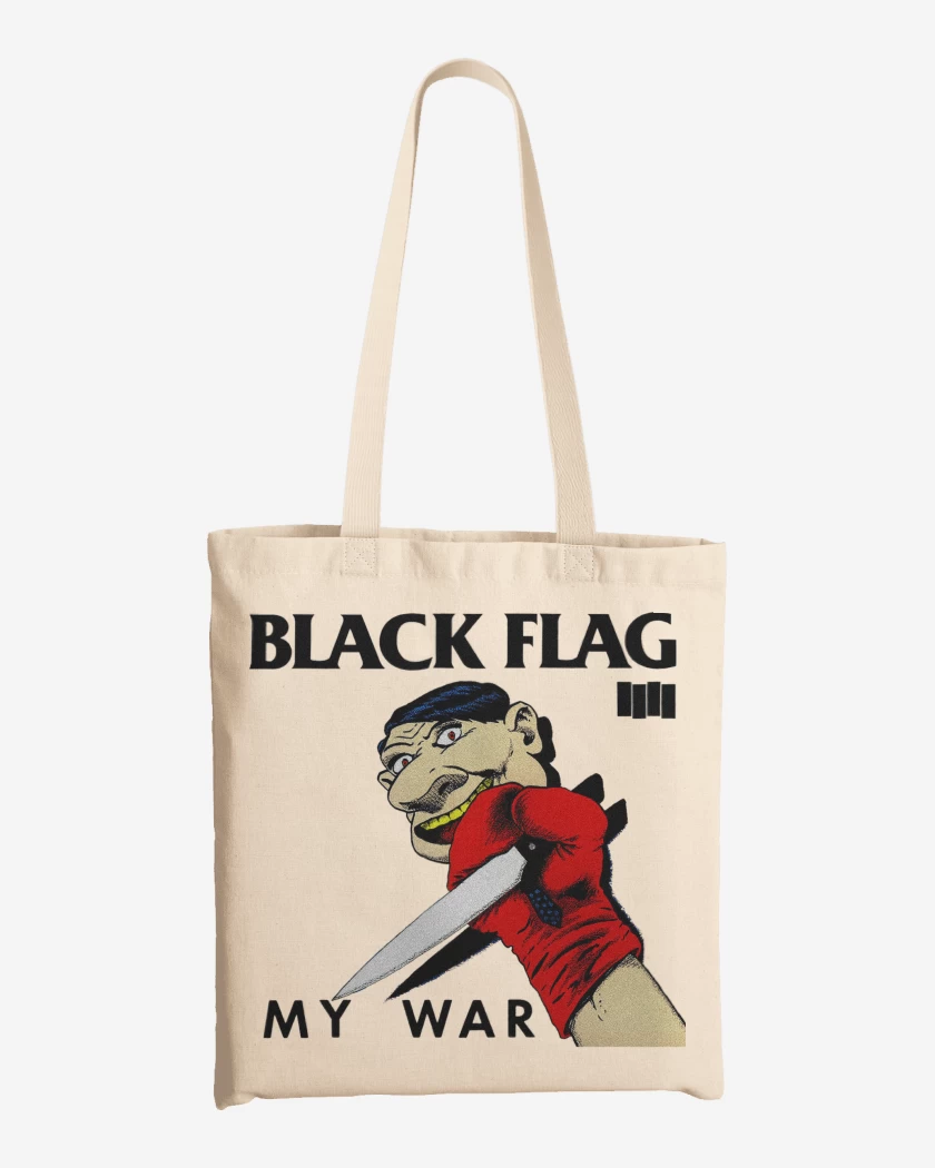 Totebag Black Flag My War