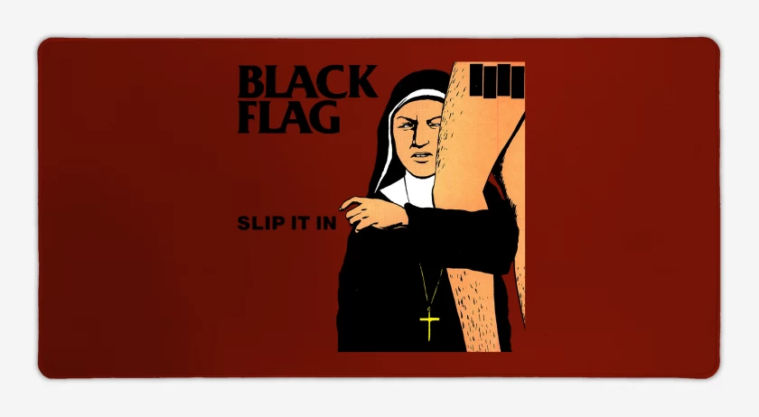 Mouse pad Gamer Black Flag Slip it in