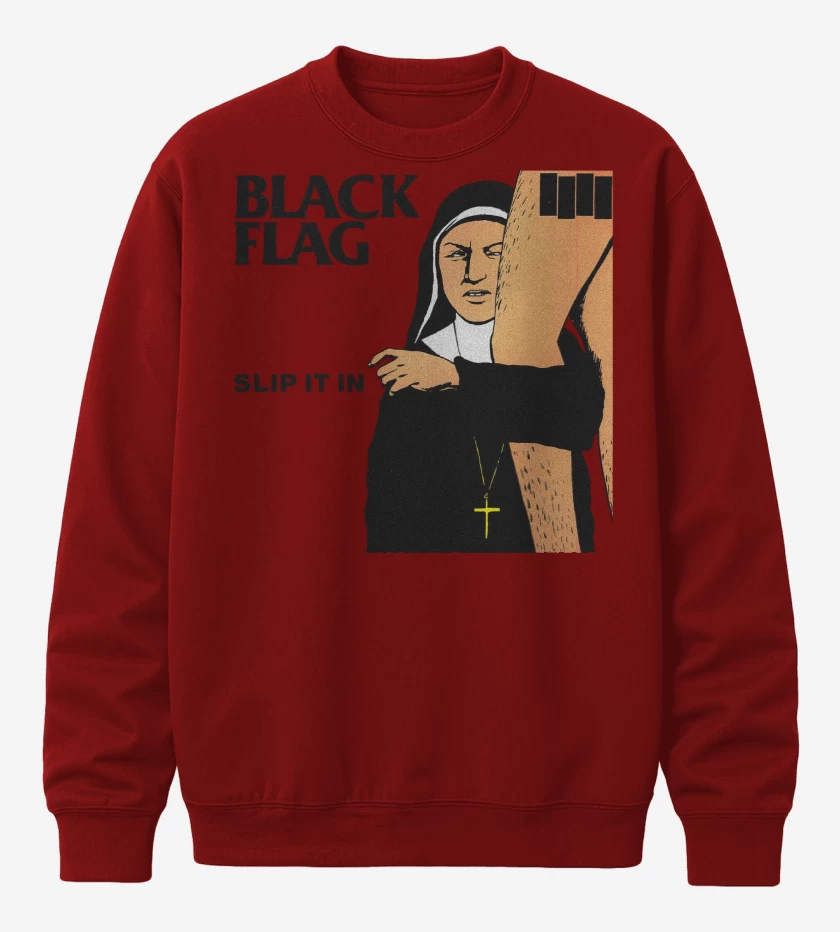 Poleron polo Black Flag Slip it in