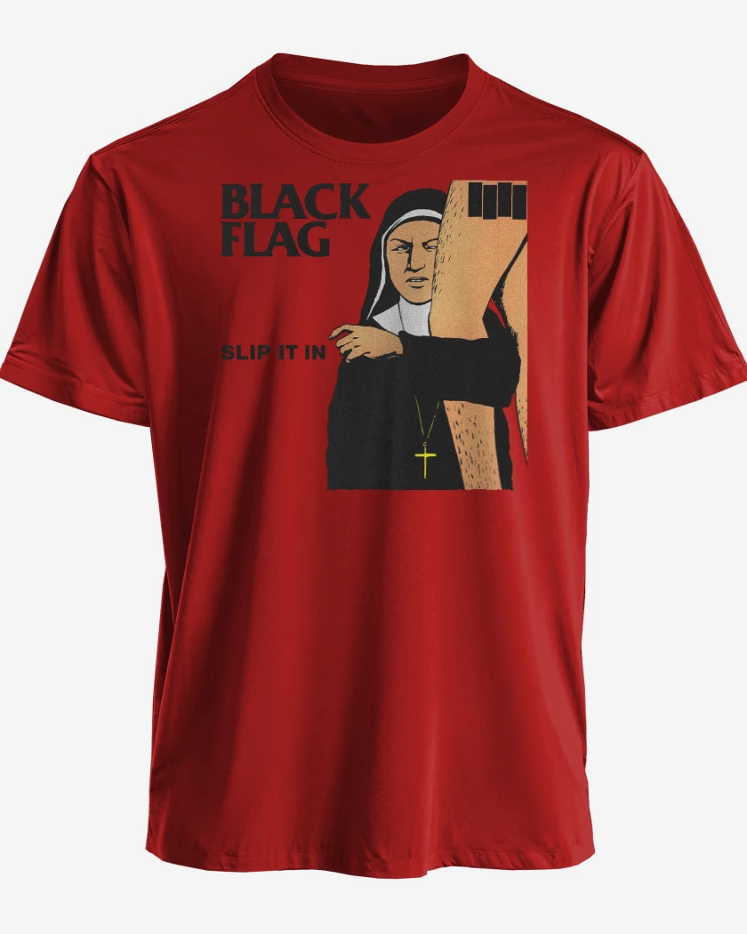 Polera premium Black Flag Slip it in