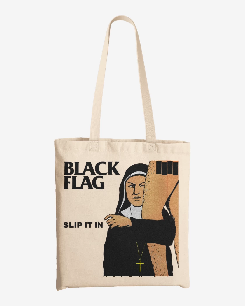 Totebag Black Flag Slip it in