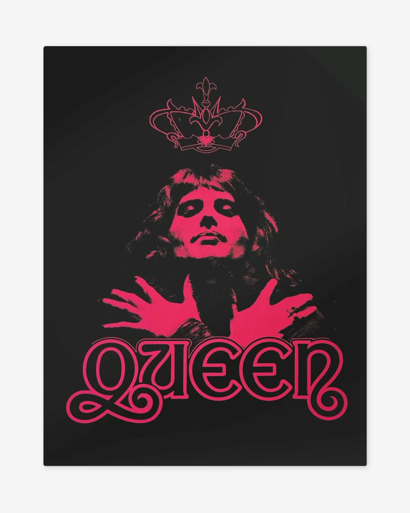 Print metalico Queen Freddie Mercury