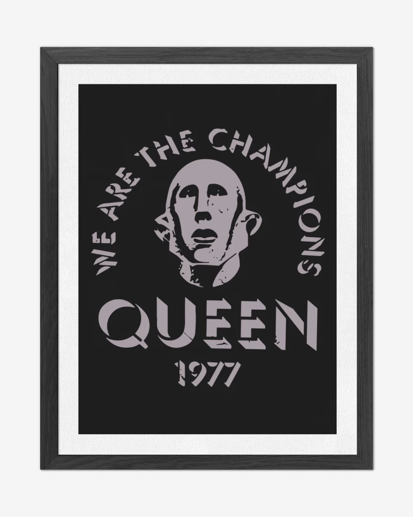 Cuadro decorativo Queen We Are The Champions
