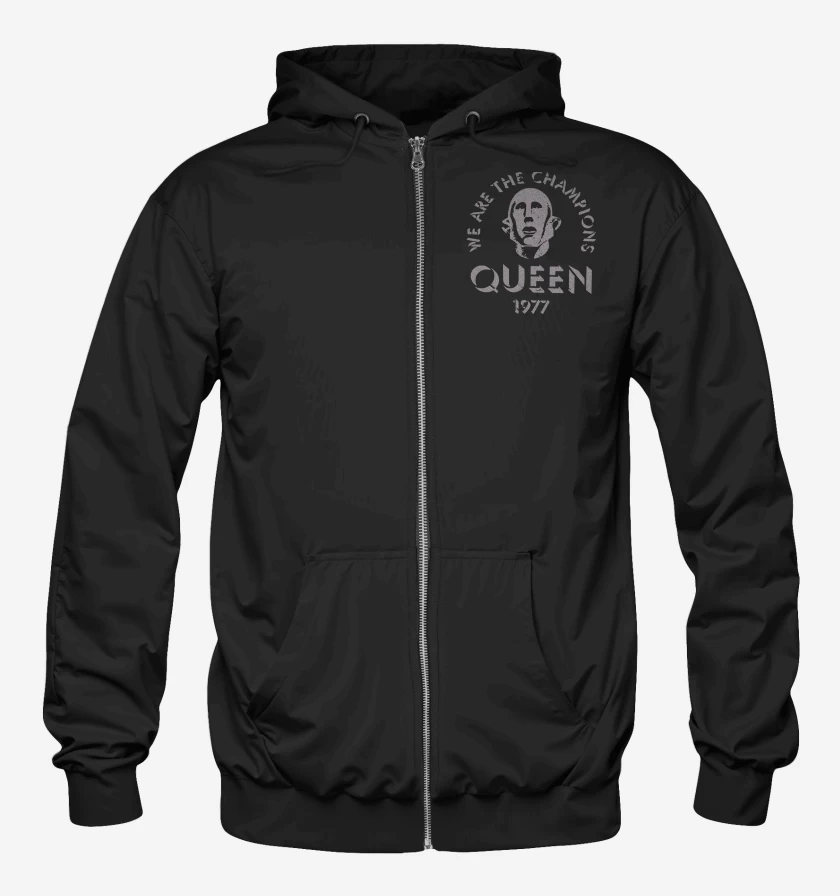 Poleron Canguro con cierre Queen We Are The Champions