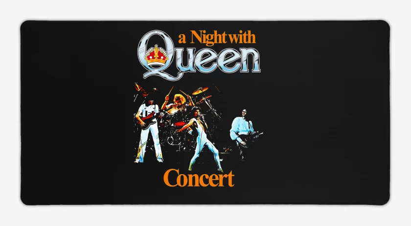Mouse pad Gamer A Night with Queen