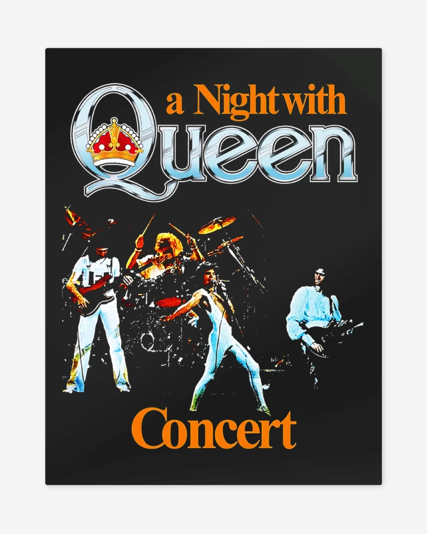 Print metalico A Night with Queen