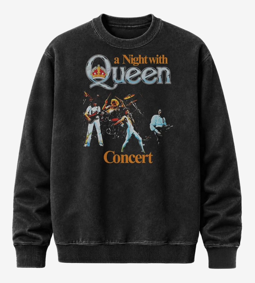 Poleron Polo Acid Wash A Night with Queen