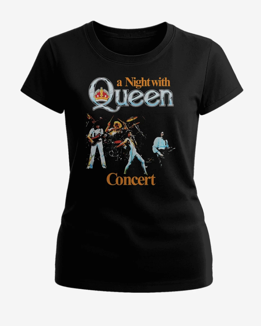 Polera de Mujer Negro de A Night with Queen