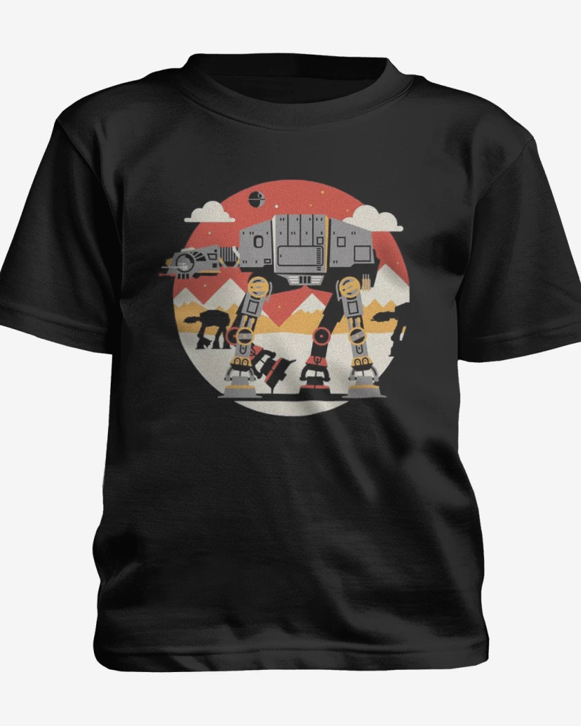 Polera de niño Negro de Imperial AT AT