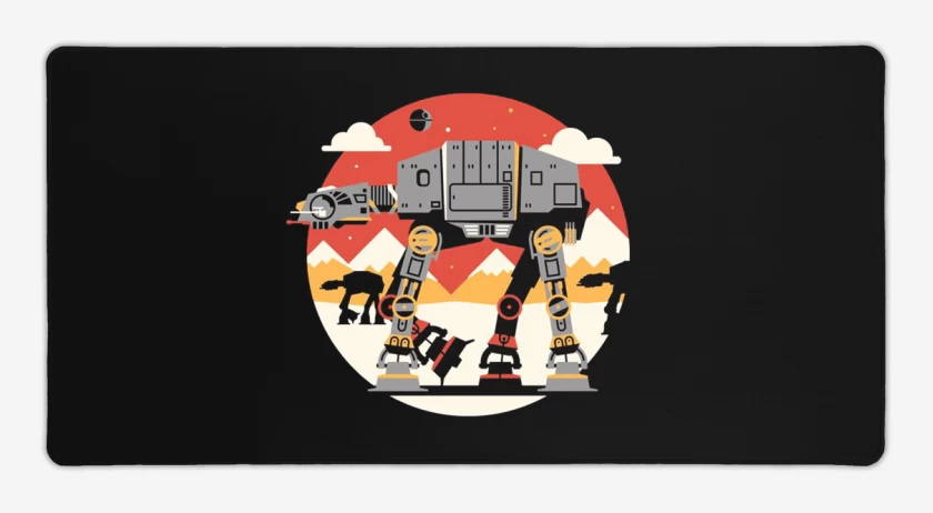 Mouse pad Gamer Negro de Imperial AT AT