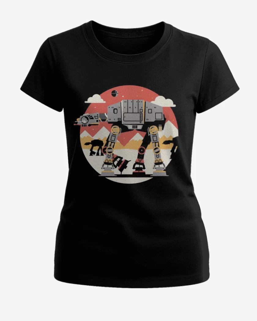Polera de Mujer Negro de Imperial AT AT