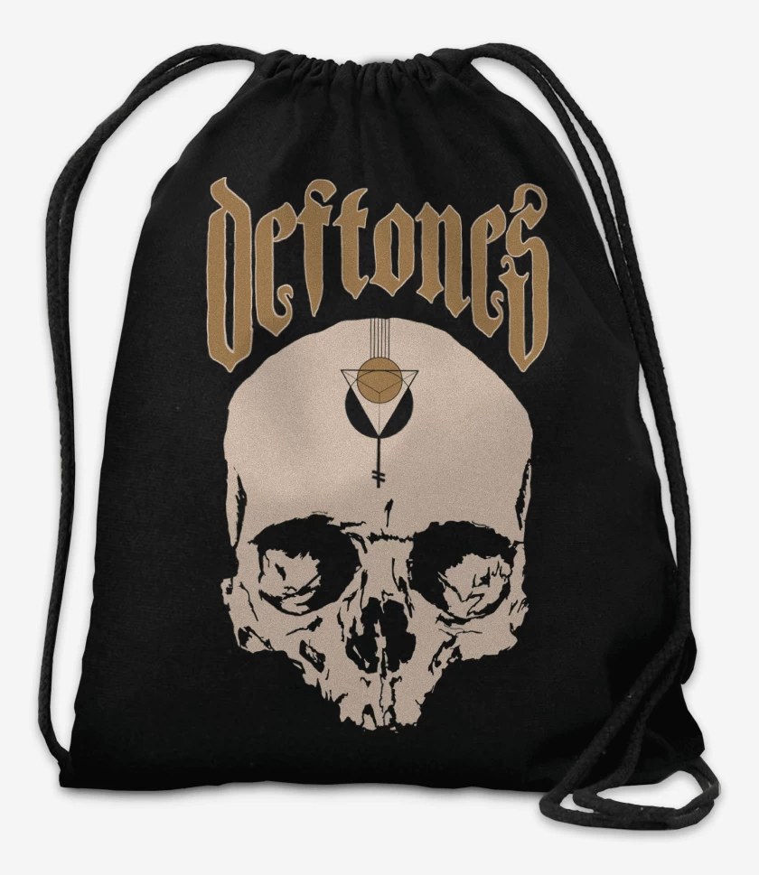 Mochila Negro de Deftones Calavera