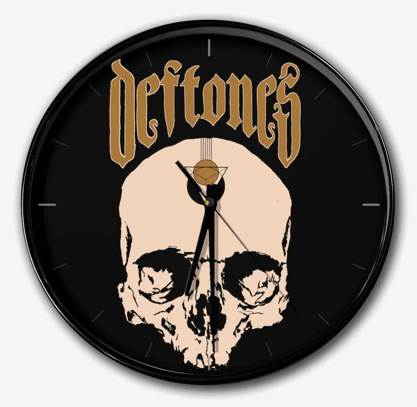 Reloj Negro de Deftones Calavera