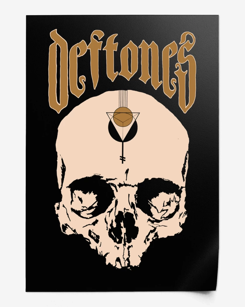 Print Deftones Calavera