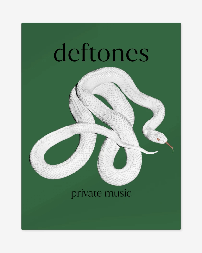 Print metalico Deftones Private Music