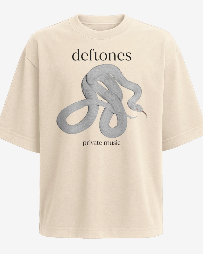 Polera Oversize Deftones Private Music