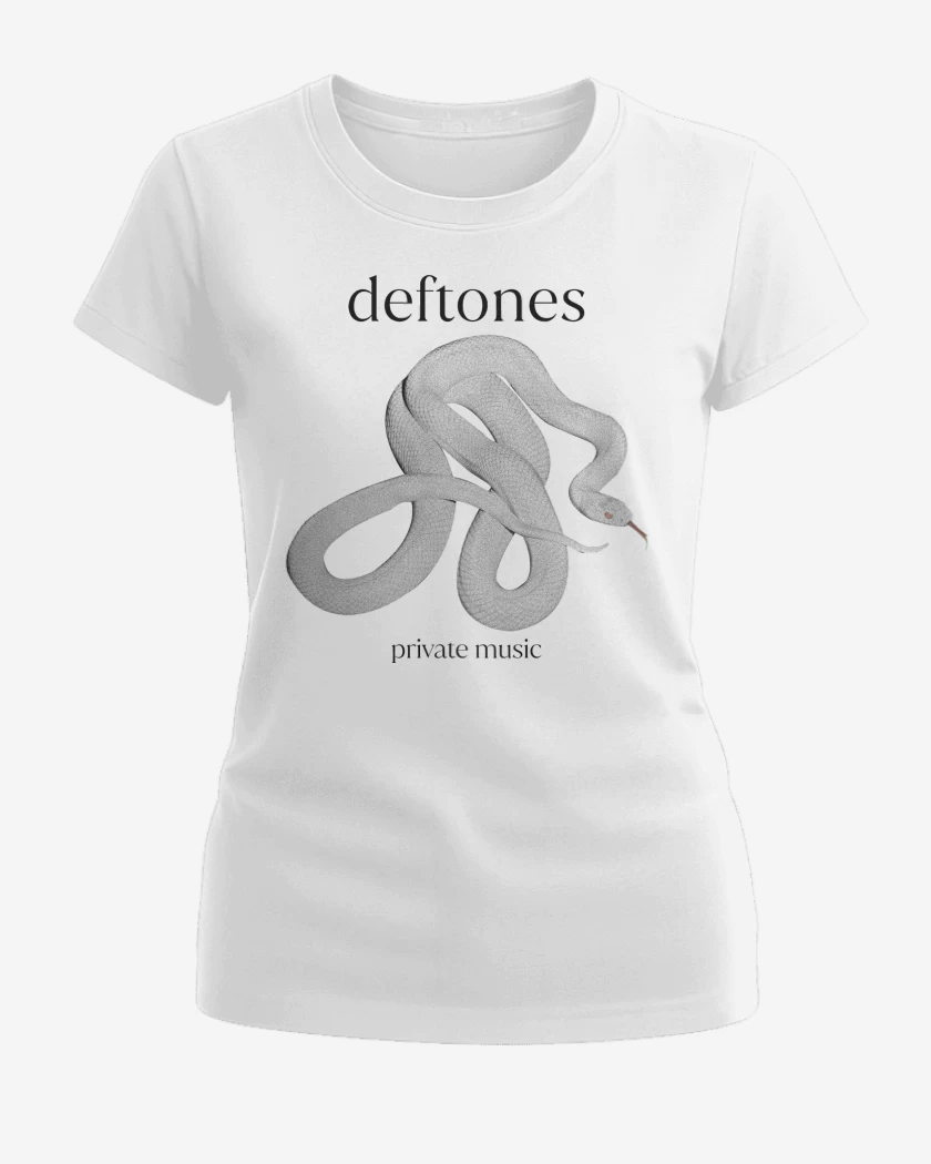 Polera de Mujer Blanco de Deftones Private Music