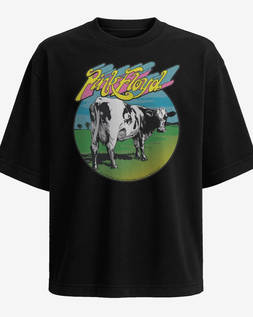 Polera Oversize Pink Floy Atom Heart Mother 