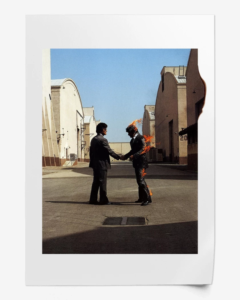 Print Pink Floyd Wish You Were Here