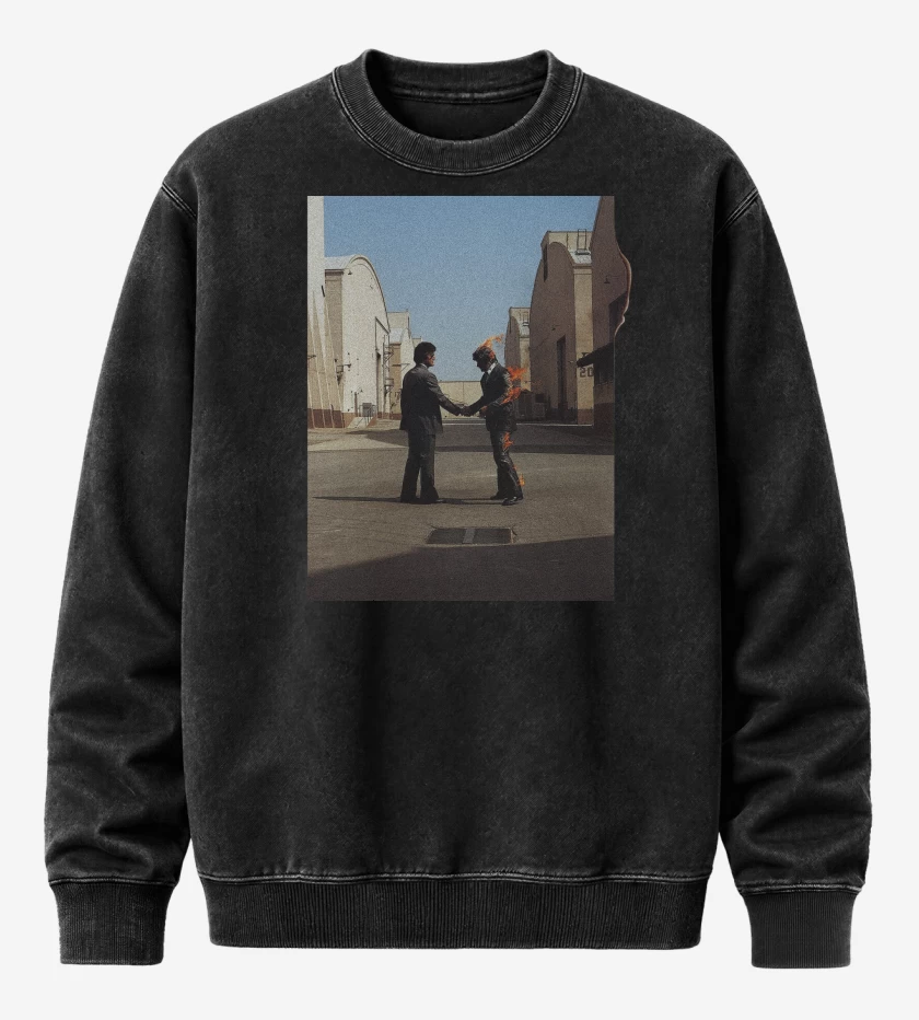 Poleron Polo Acid Wash Pink Floyd Wish You Were Here
