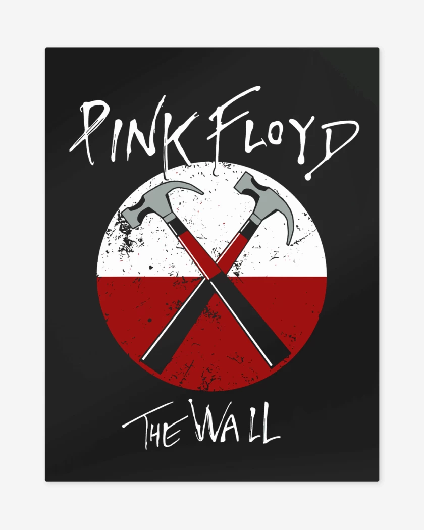 Print metalico Pink Floyd The Wall
