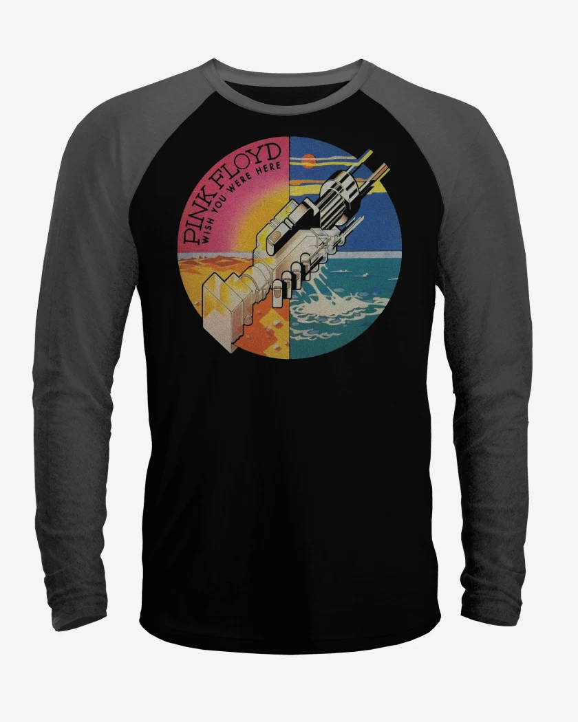Polera Raglan Pink Floyd Wish You