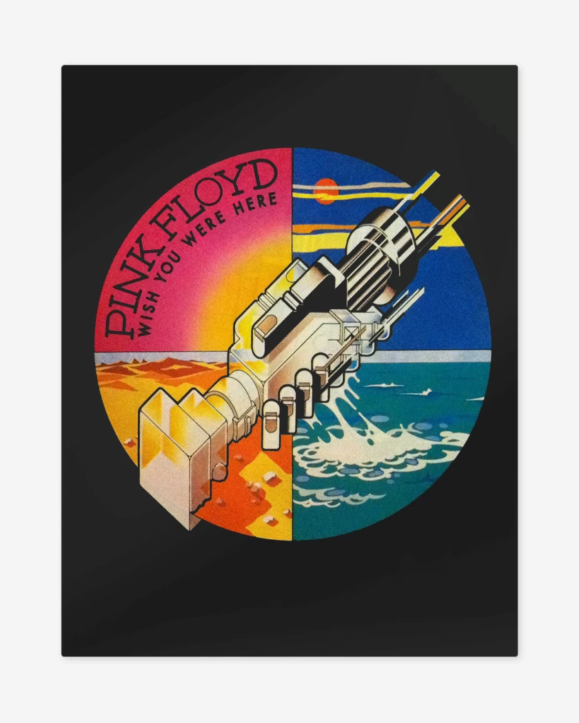 Print metalico Pink Floyd Wish You