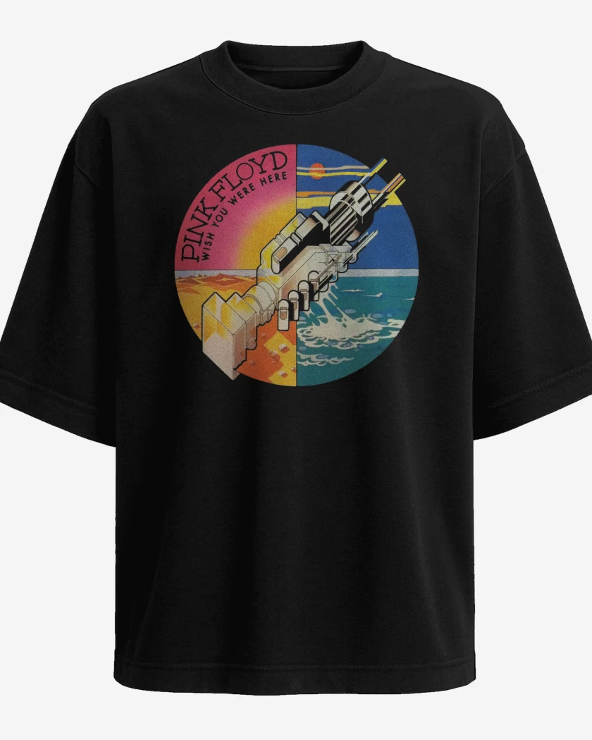 Polera Oversize Pink Floyd Wish You