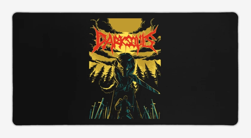 Mouse pad Gamer Negro de Ds