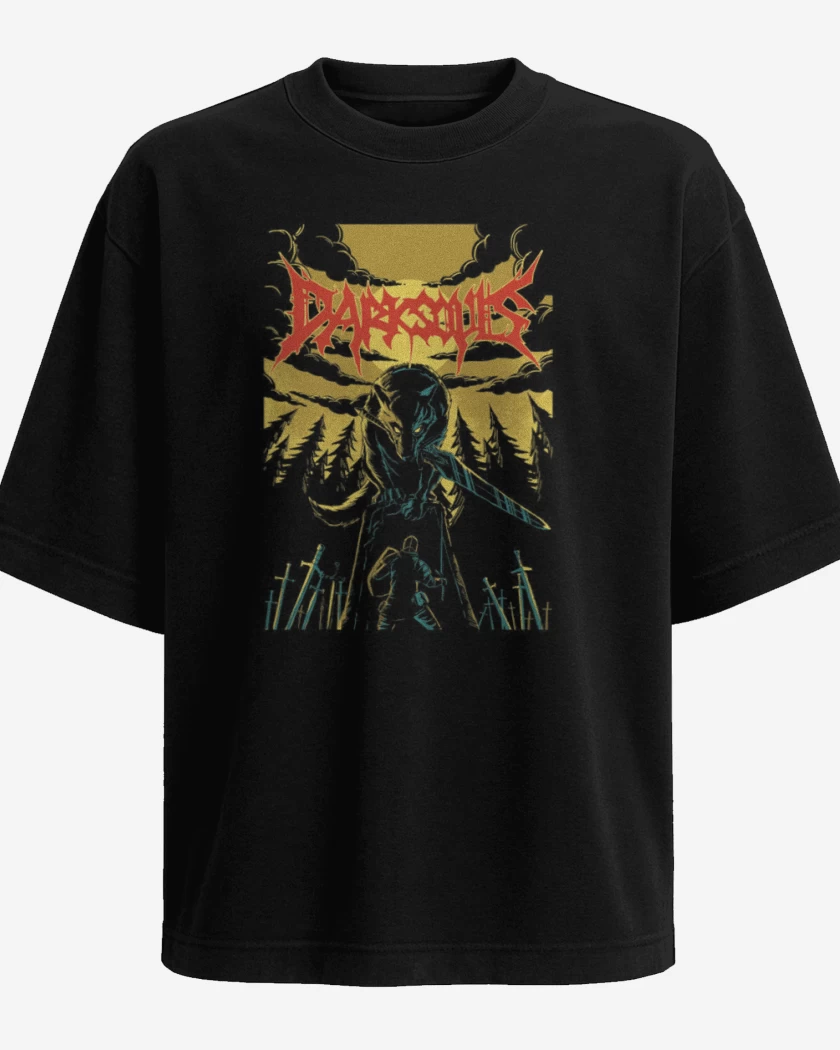 Polera Oversize Negro de Ds