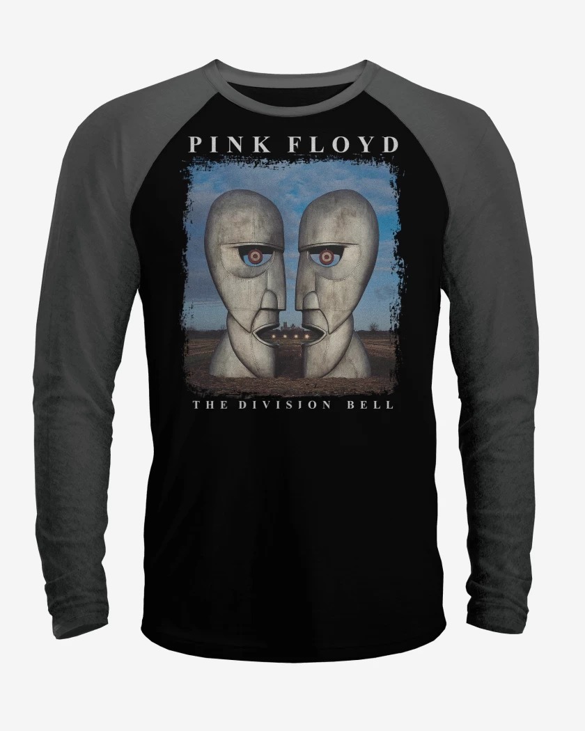 Polera Raglan Pink Floyd The Division Bell