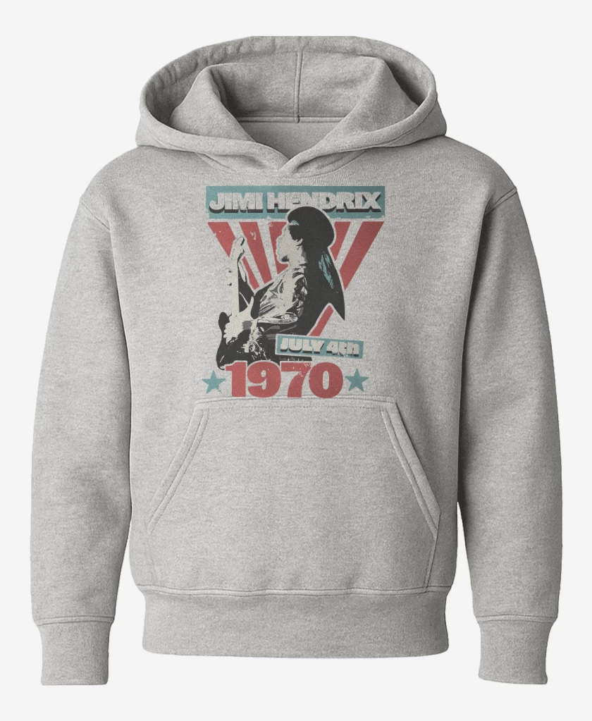 Poleron de niño Gris Melange de Jimi Hendrix 1970