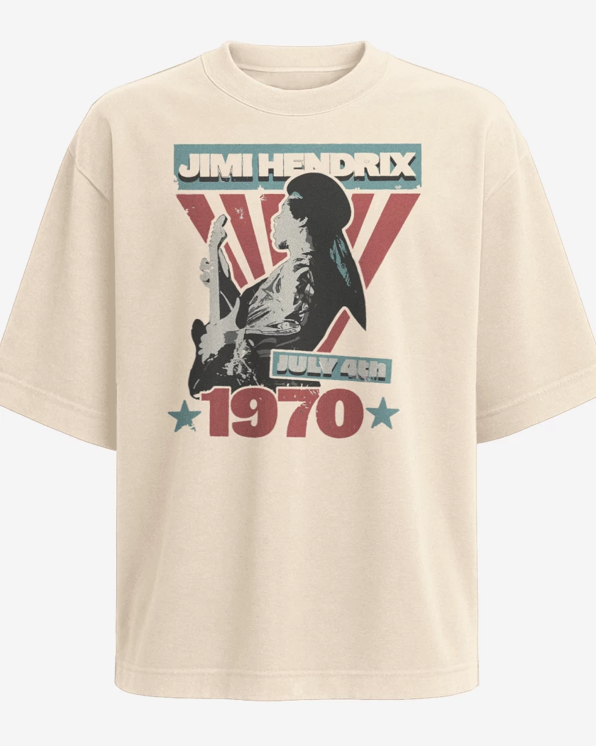 Polera Oversize Jimi Hendrix 1970