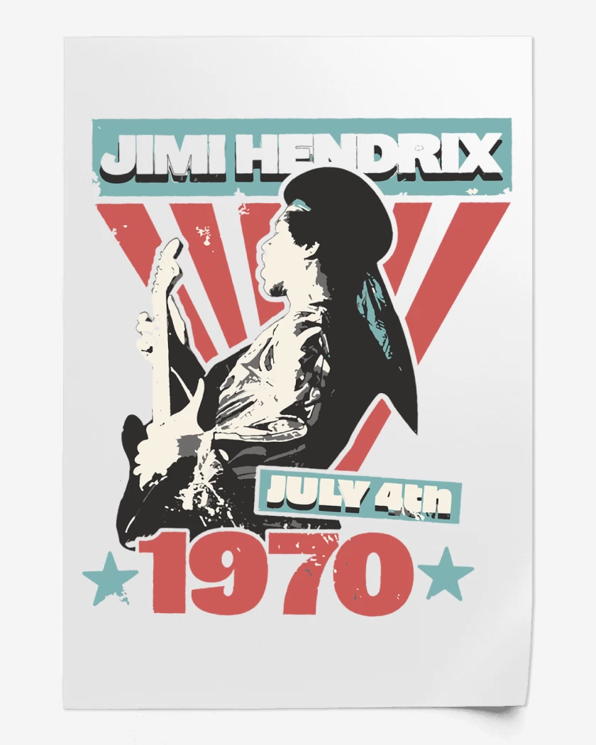 Print Jimi Hendrix 1970