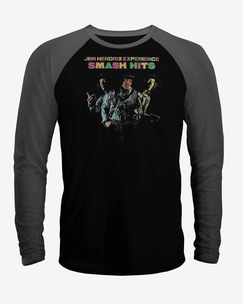 Polera Raglan Jimi Hendrix Smash Hits